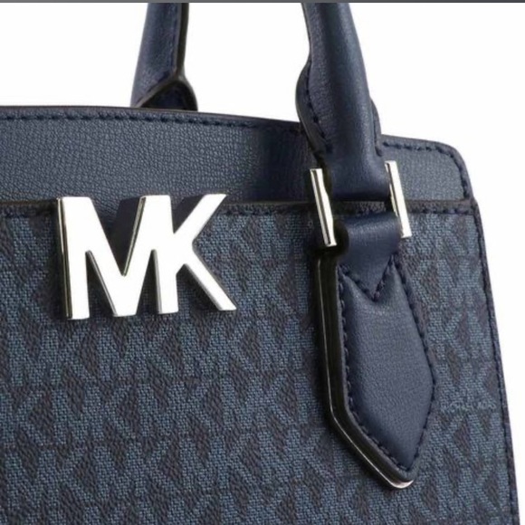 Michael Kors Mott Medium Messenger Convertible Crossbody Bag 35T0SOXM2B Admiral - Picture 7 of 15